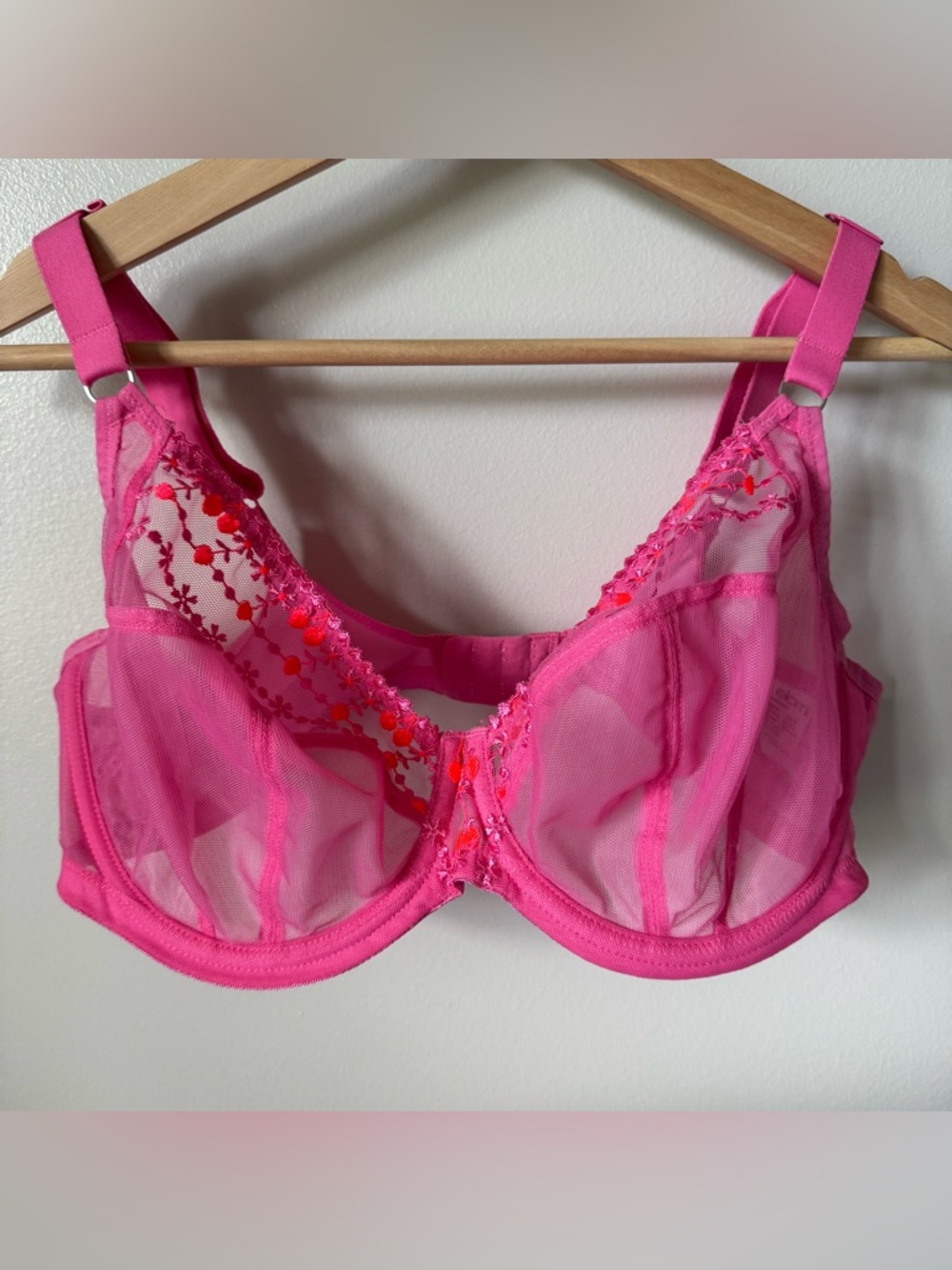 ELOMI Size 38DDD Pink Underwire Matilda Bra - 8900